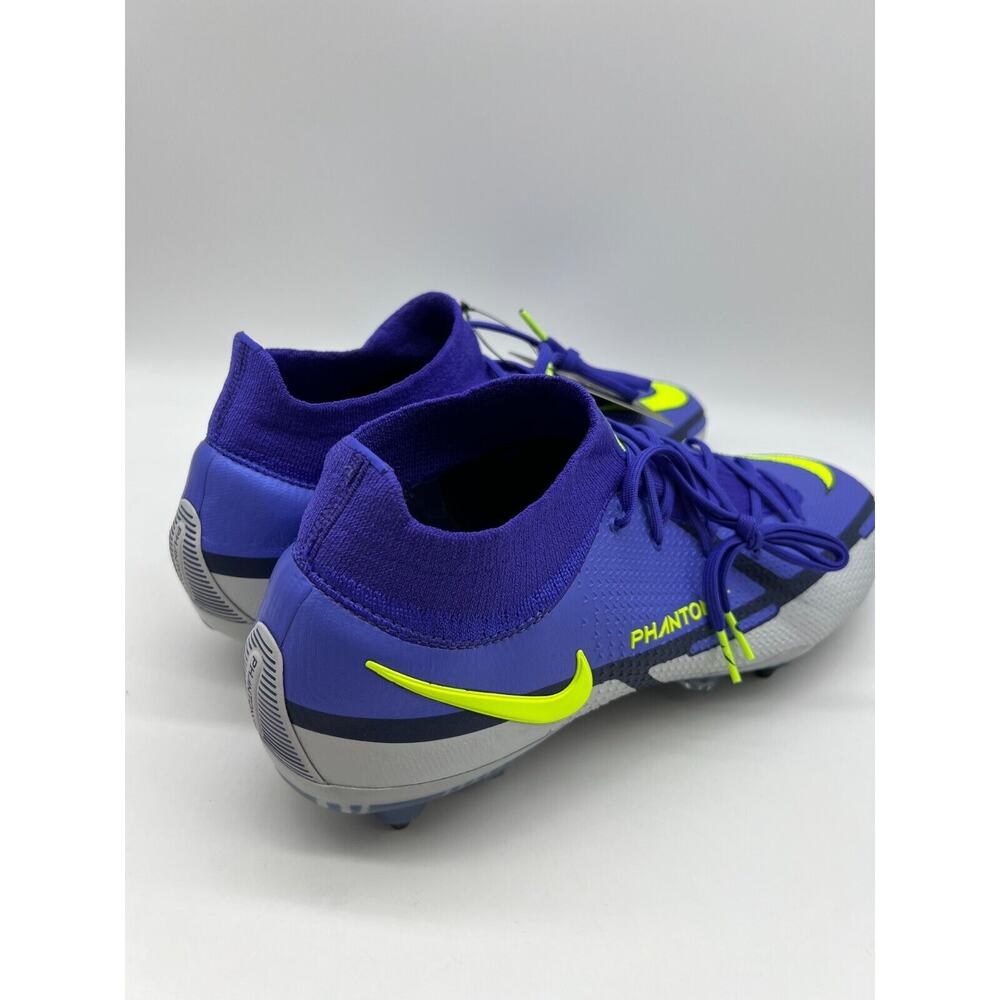 Nike Phantom GT2 Elite DF SG-Pro AC Sapphire/Volt-Gray Fog DJ8042-571 Size 12 - Picture 11 of 12